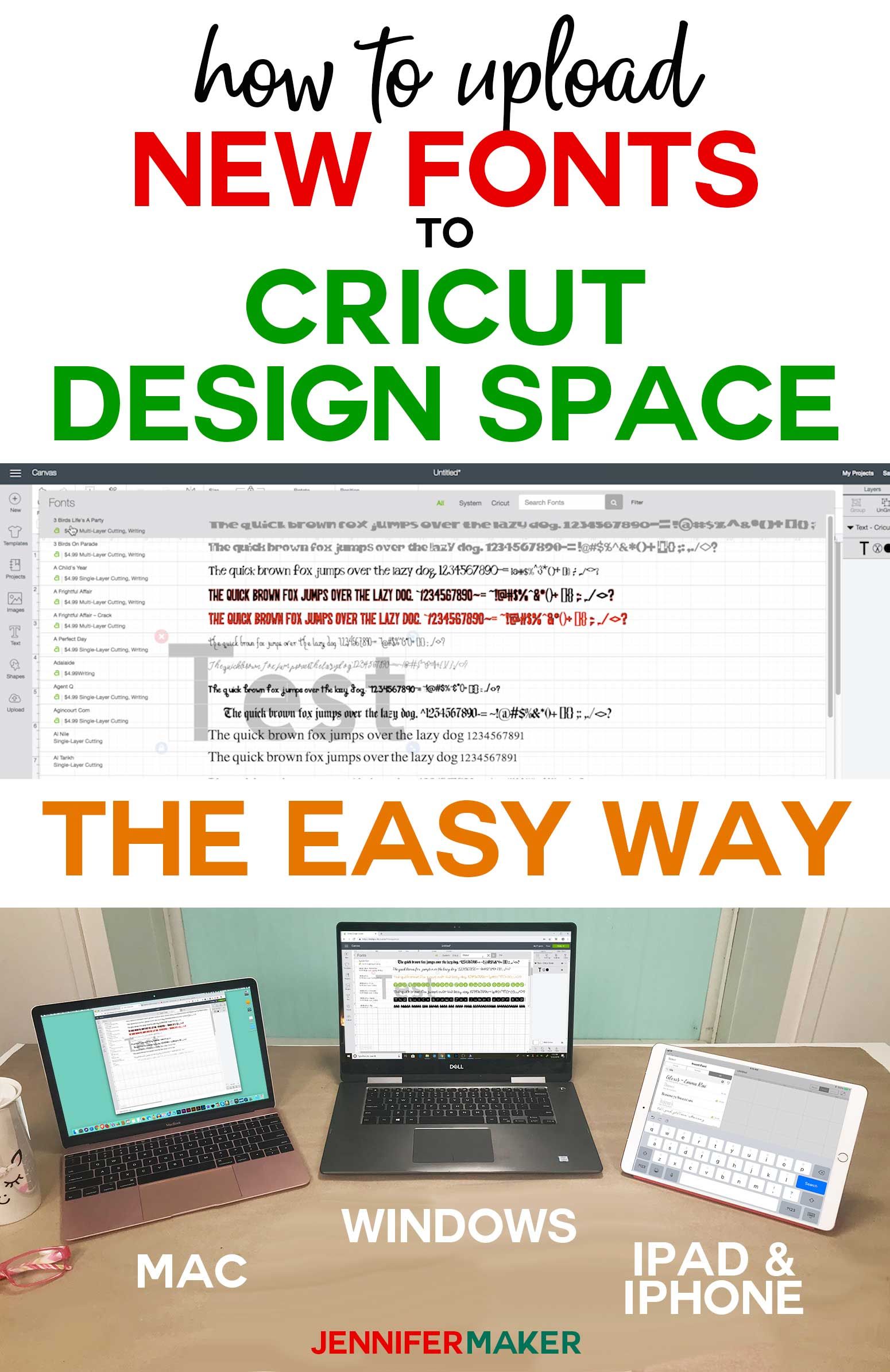 How To Download Fonts To Cricut Mac
